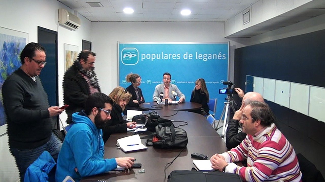 Rueda de prensa del Grupo Municipal del PP de Leganés del 9 de marzo de 2016