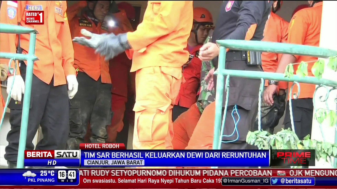 Dewi Berhasil Selamat Setelah Tertimbun Longsor 14 Jam