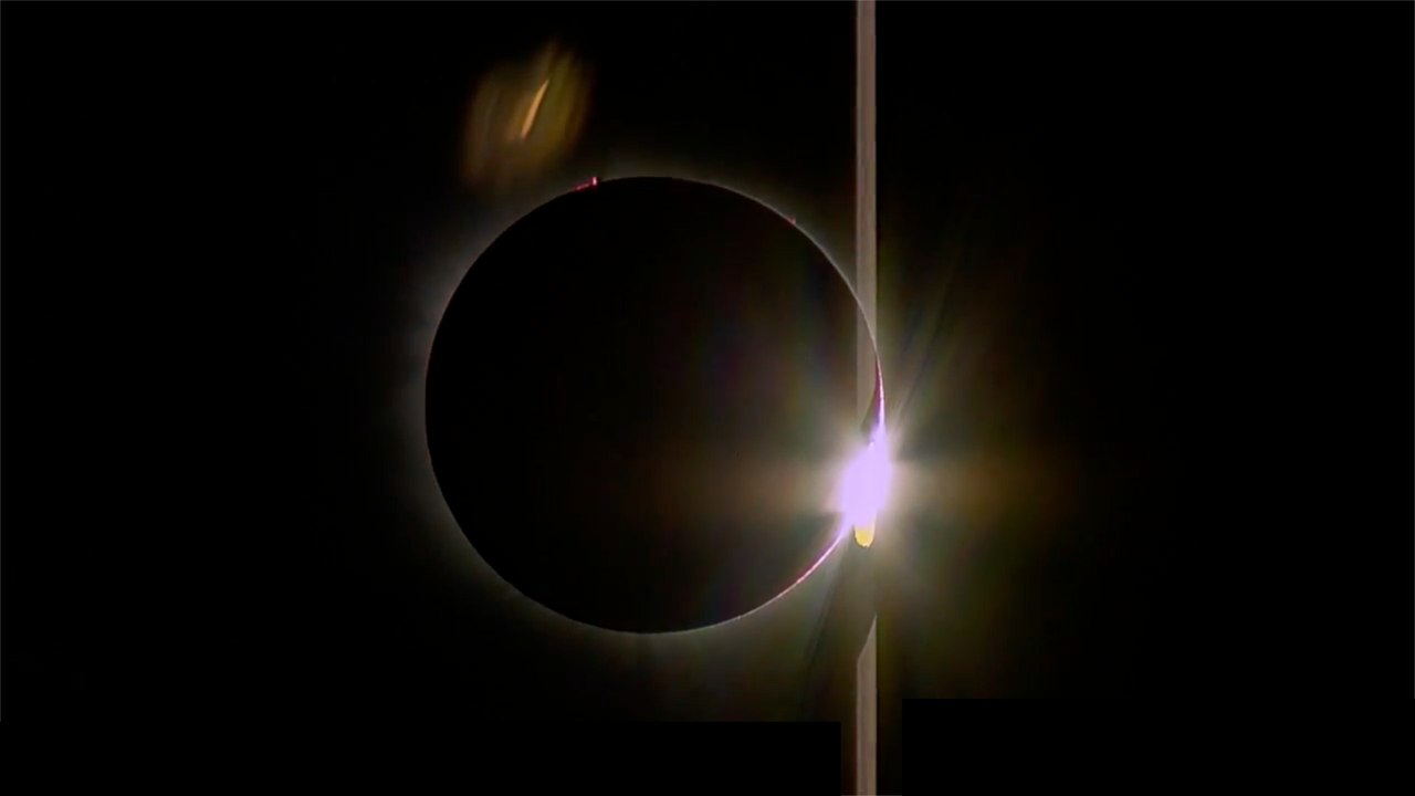 Indonésie: l'éclipse solaire du 8 mars filmée p...