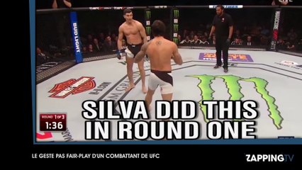 Un combattant d'UFC fait un geste anti fair-play, et va le regretter (Vidéo)