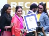 Finger nail painting made Sonakshi’s first Guinness World Record