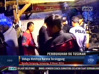 3 Pelaku Pembunuhan 96 Tusukan ditangkap Polisi
