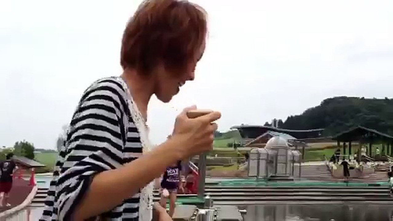 丘陵公園噴水がおしっこみたいψ(｀∇´)ψ