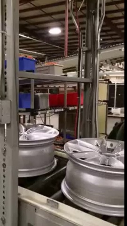 MonsterBins - Plastic Storage Bins being used in a manufacturing environment.