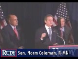 11/07 Rudy Giuliani - Sen. Norm Coleman Endorses