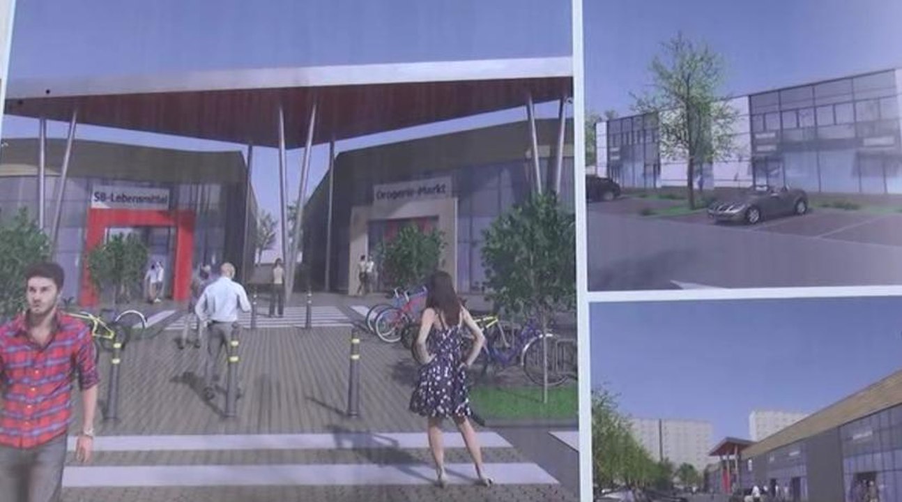 Neues nahversorgungszentrum in marzahn