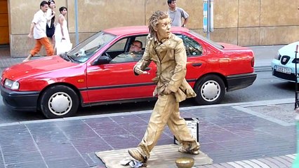 Awesome Walking Statue Street Comedian Funny As Hell