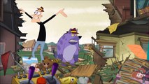 Phineas and Ferb The OWCA Files - Flynn Fletcher House Destroyed [CLIP]