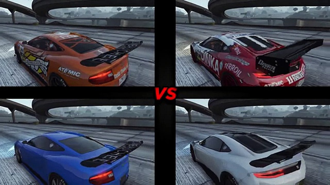 Jester vs Jester Race Car vs Massacro vs Massacro Race Car (The Festive Surprise 1.21 DLC Update)