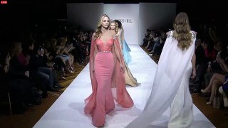 Pia Wurtzbach, Olivia Jordan & Mirjeta Shala @ SHERRI HILL FALL 2016 Show - New York Fashion Week