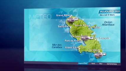 METEO MATIN MARTINIQUE 09 03 16
