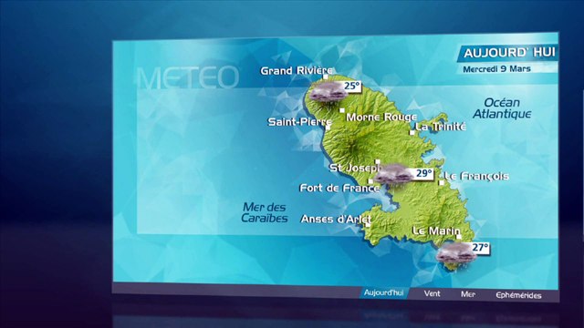 METEO MATIN MARTINIQUE 09 03 16
