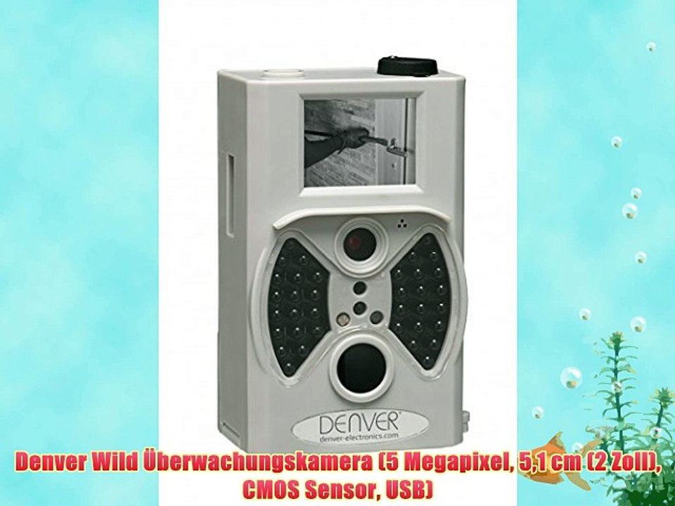 Denver Wild ?berwachungskamera (5 Megapixel 51 cm (2 Zoll) CMOS Sensor USB)