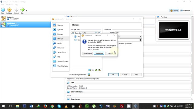 how to install windows 8.1 on virtual box in Urdu