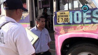 Implementan operativo contra el alza del pasaje en Oaxaca
