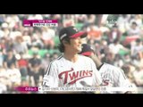 [Y-STAR]Ahn Jaewook throws a ball at the opening of baseball tournament('완벽시구' 안재욱, '다쳐보니 힘들어요!')