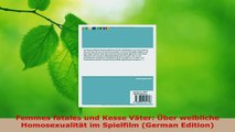PDF  Femmes fatales und Kesse Väter Über weibliche Homosexualität im Spielfilm German Download Full Ebook