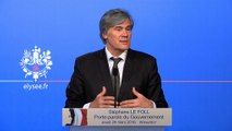Point de presse de Stéphane Le Foll, le 9 mars 2016