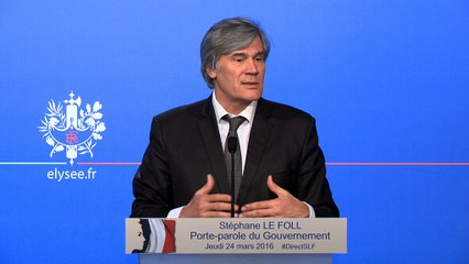 Point de presse de Stéphane Le Foll, le 9 mars 2016