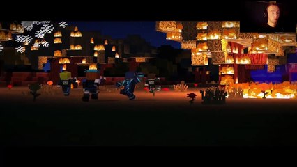 De Aanval Van Wither Storm!! MINECRAFT STORY MODE Episode 1 #4