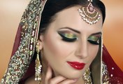 Pink And Gold Smokey Eyes Glam Indian_Pakistani Bridal Makeup Tutorial I Pink and Purple Glitter Smokey Eye Bridal Makeup Tutorial 2016