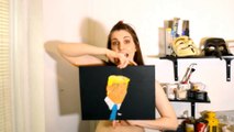 Elle peint Trump avec ses seins