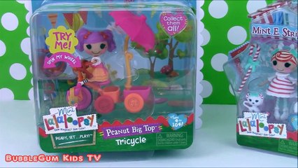 Lalaloopsy Minis Mint. E. Stripes and Peanut Big Top Ready Set Play- Trike!