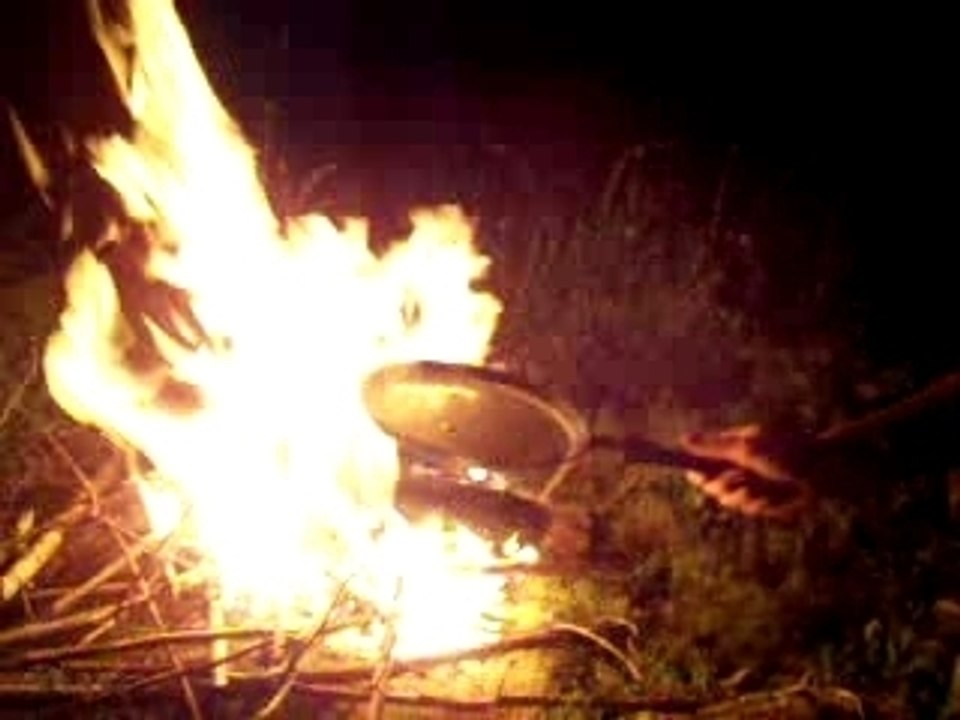 Crêpes au feu de bois