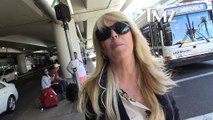 Dina Lohan Arrives in L.A. to Visit Lindsay