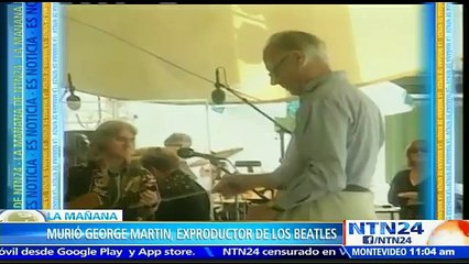 Muere George Martín, exproductor de The Beatles