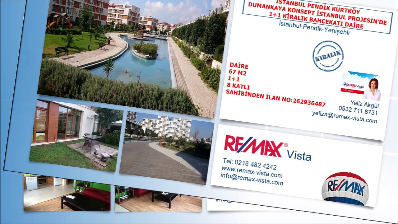 İSTANBUL PENDİK KURTKÖY REMAX YELİZ AKGÜL & TEVFİK YILMAZ MART 2016 GÜNCEL PORTFÖYLER