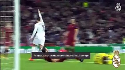 This is the power of Cristiano .. starting from the back to finish the front of the goal