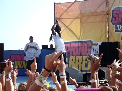 Lil Wayne Spring Break 2009 | Mrs. Officer LIVE in Panama City Beach