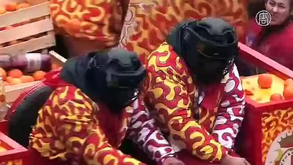 Италия- 500 тонн апельсинов на уличные бои (новости)