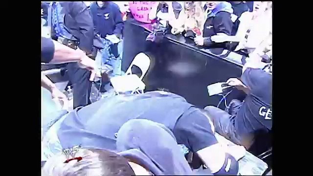 FULL-LENGTH MATCH - SmackDown - The Rock vs. Dudley Boyz - Tables Match