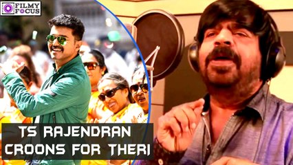TS Rajendher Croons For "Theri" Movie | Tamil Focus