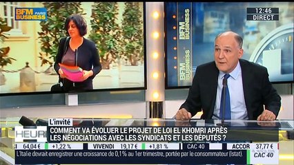 "La loi El Khomri est une loi qui va dans le très bon sens, donc il faut la soutenir", Pierre-André de Chalendar – 09/03