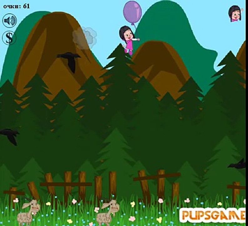 Игра Маша и медведь Полет нормальный! Игры для Детей