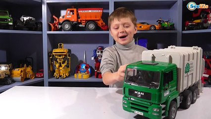 ✔ BRUDER Мусоровоз. Видео для детей. Подарок для Игорька - Инновационная игрушка. Tiki Taki Boys ✔