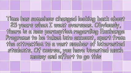 How to Benefit From an Exchange Program - Homecoming - Problems Vs Challenges