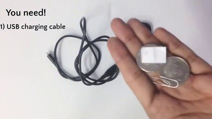 Charge your mobile with body electricity