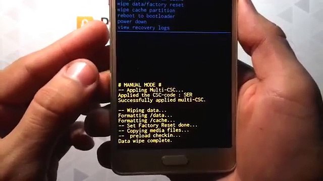 Samsung GALAXY A5 - Factory reset (hard reset)