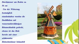 Große Windmühlen mit Windfahne und Solar Typ 12