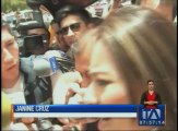 Concejala Jeannine Cruz se entregó a las autoridades