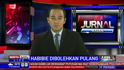 BJ Habibie Sudah Diperbolehkan Pulang