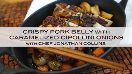 Canadian Pork "Farm to Table" Crispy Pork Belly with Caramelized Cippolini Onions with Chef Jonathan Collins
