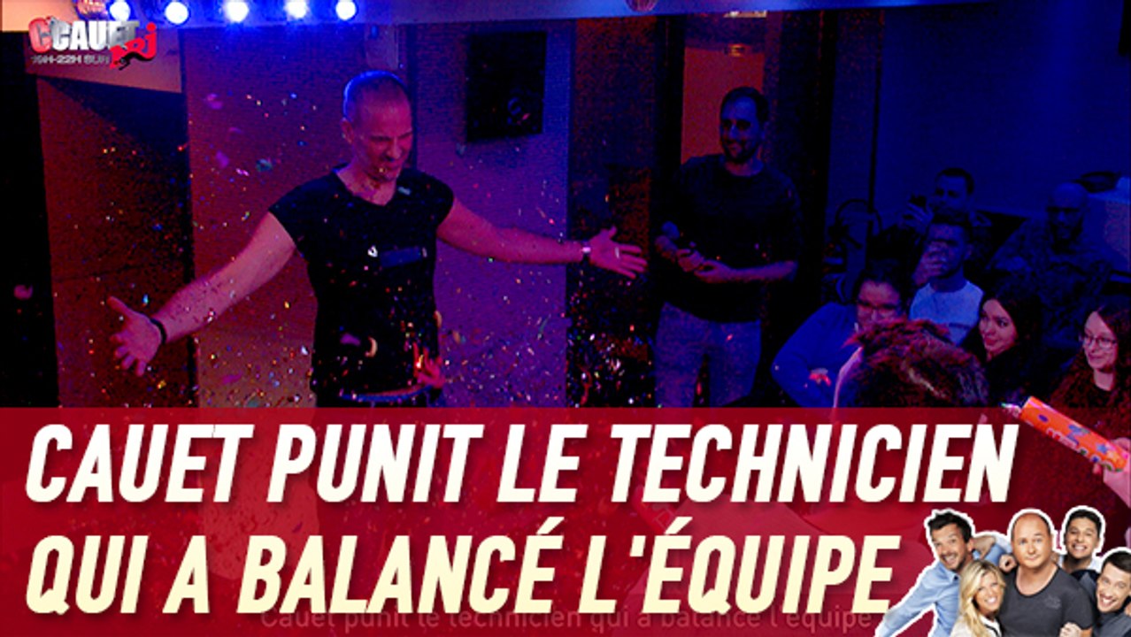 Cauet punit le technicien qui a balancé l'équipe - C'Cauet sur NRJ