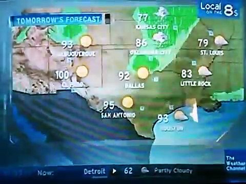 TWC Satellite Local On The 8s 6/3/2013 7:58 PM PST