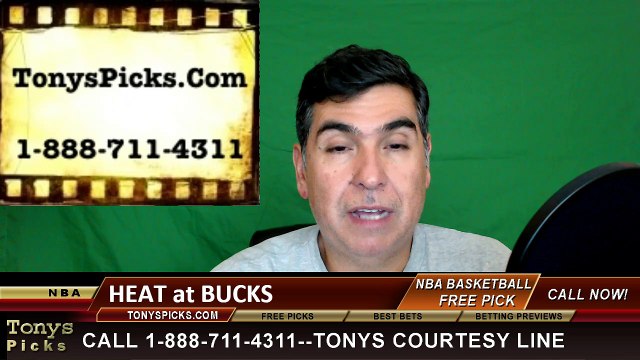 NBA Free Pick Milwaukee Bucks vs. Miami Heat Prediction Odds Preview 3-9-2016