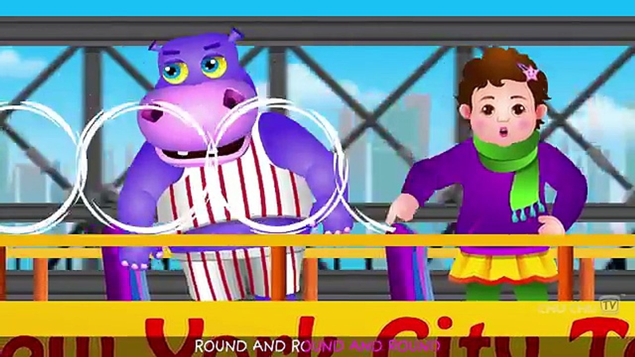 Wheels On The Bus  New York City  Popular Nursery Rhyme by ChuChu TV